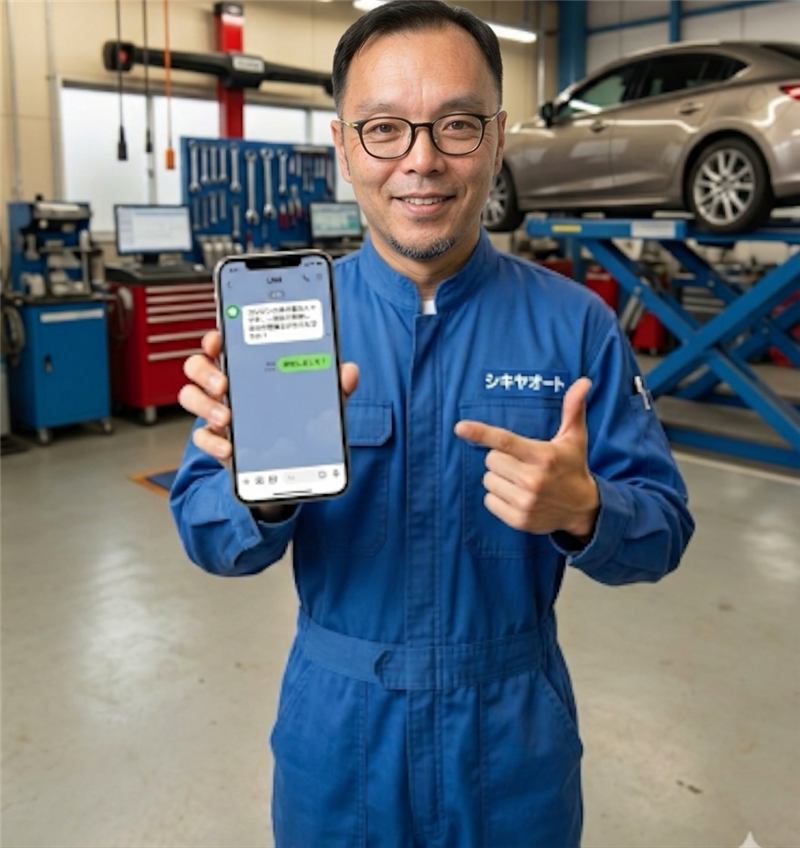 整備士がLINEで納車後もサポート